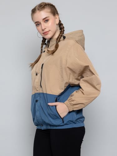 Image of CHKOKKO Sunscreen Jacket for Women Hooded Zipper Sports Jacket | UV Protection | Sun Protective | Lightweight Water Resistant | Riding Biker | Outdoor Travel Gym Running