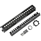 【BigDragon】Daniel Defenceタイプ MK18 RIS II 12inch RAS｜リアルマーキング×CNCアルミ削り出し×高剛性×MWS＆電動ガン対応×装備映え最強ハンドガード【BD3747BK】