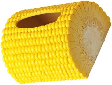 Creative Corn Shaped Tissue Box Cover Resin Napkin Holder for Home Decor Practical Storage for Kitchen Bathroom Bedroom Office Hotel and Restaurant Use image 4