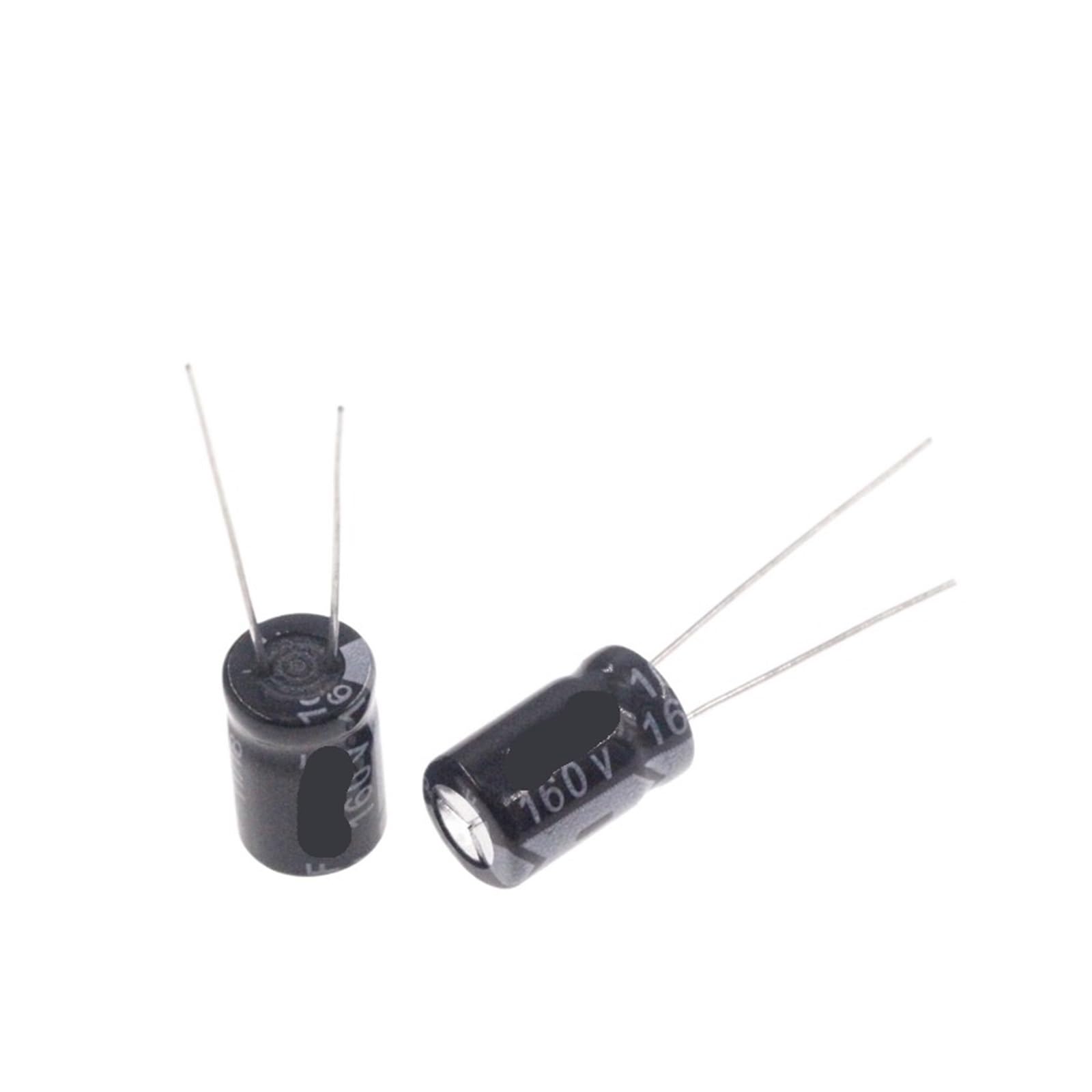 Condensadores 160V 33uF 22uF componentes electrónicos radiales 10x16 repuestos de filtrado 5 unidades