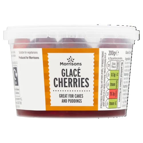Morrisons Glacé Cherries 200 g