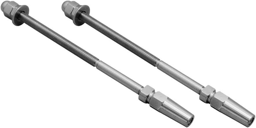 Atlantis RailEasy C0980-0004-2 Stud Assembly (5/32") - 316L Marine Grade Stainless Steel - Designed for Through-Post Look with Minimal Visible Hardware (2-Pack)