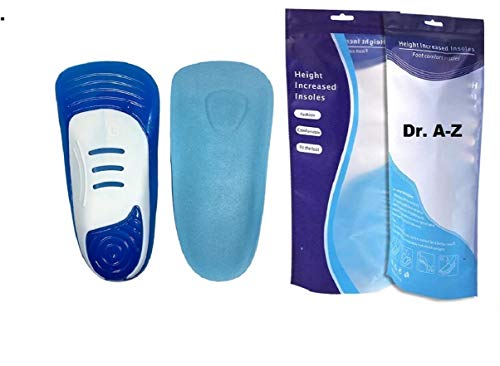Dr A-Z Gel Insole Custom Fit Orthotic Inserts, Insole CF 430, Arch, Heel Support Cushion CF 440 Plantar Fasciitis Relief , Cushioned Effect Gel Arch Support CF430 Heel Spurs SM - LX