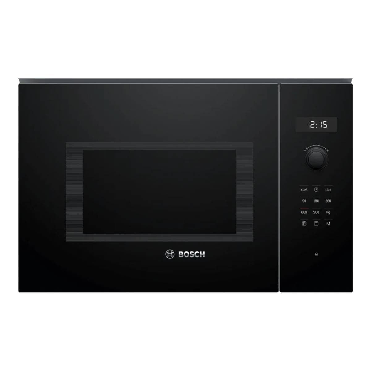 Bosch Bel554mb0 Serie 6 Einbau-Mikrowelle, 38 X 59 Cm, 900 W, Drehteller 31,5Cm, Türanschlag Links, Autopilot 8 8 Automatikprogramme, Reinigungsunterstützung, Led-Touchdisplay