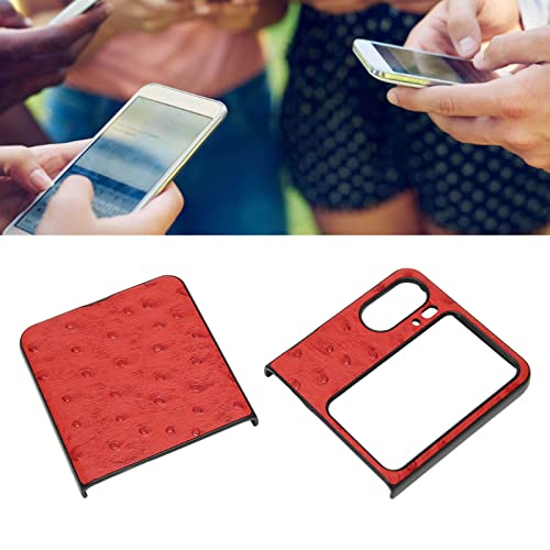 Rankomu Röd Struts Tryck Telefonfodral för Oppo Find N2 Flip