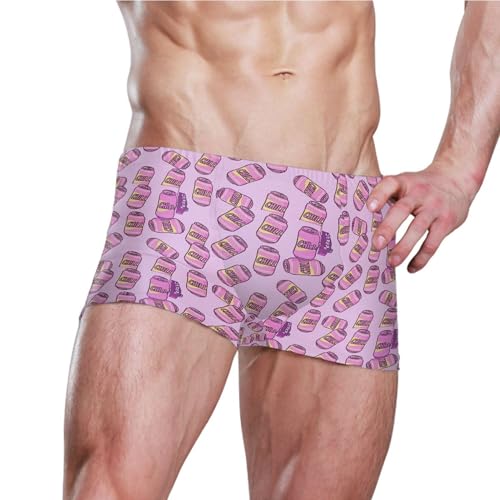 Beverage Mens Swim Trunk Swimwear Bathing Suit Swim Brief Square Leg Board Short S B04048283