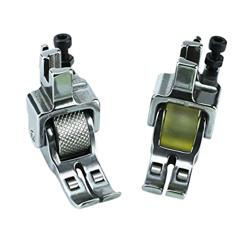 Blooy - 2 PCS Roller Presser Foot para máquina de coser miniatura 5