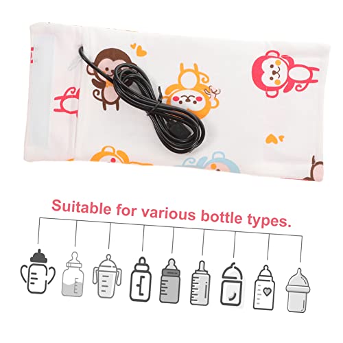 Toddmomy Manga Portátil Para Mamadeira 2 Peças Em Aquecedor De Macaco Recém-Nascido Fora De USB Aque
