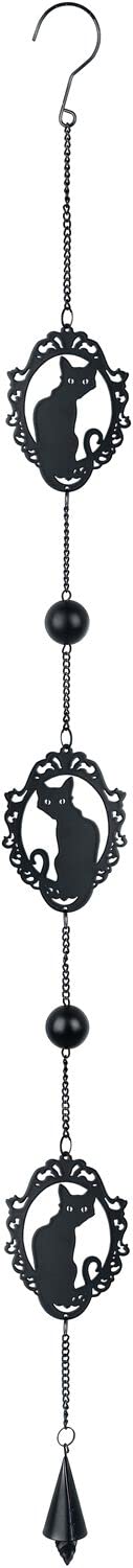 Alchemy Black Gothic Hanging Mobile Cat Silhouette