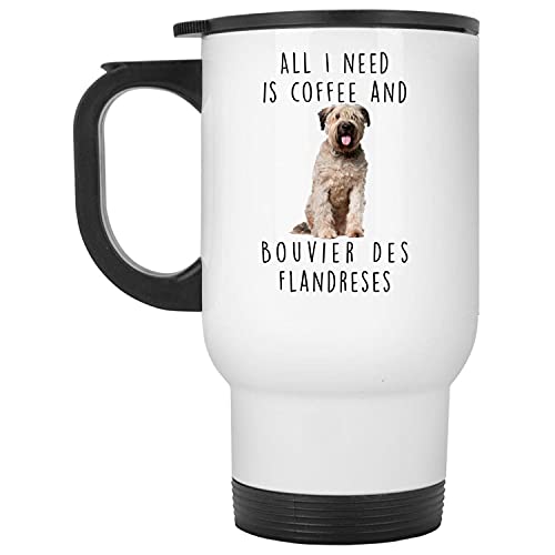 I Love Coffee And Bouvier Des Flandres Fawn Gold Funny Gifts For Dog Mom Christmas 2023 Gifts Travel Mug White 14 Oz I Love Coffee And Bouvier Des Flandres Fawn Gold Funny Gifts For Dog Mom Christmas 2023 Gifts Travel Mug White 14 Oz