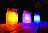 SUCK UK lampa solarna "Sun Jar" – żółta