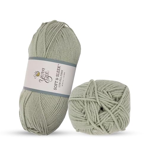 Image of Hobby Lobby Yarn Bee Soft & Sleek Yarn, 304 Viridescent | 4 Medium Weight, 100% Low Pill Acrylic, 232 Yards Per Skein