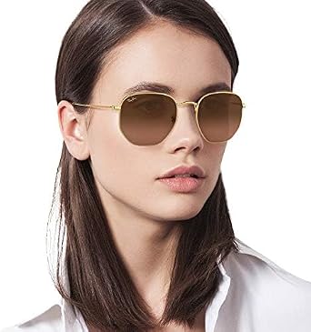 Ray-Ban RB3548N Hexagonal Flat Lens Hexagonal Sunglasses