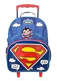 MALA ESCOLAR G C/RODINHAS - DCSF SUPERMAN - SUPER - 49353