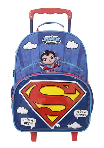 MALA ESCOLAR G C/RODINHAS - DCSF SUPERMAN - SUPER - 49353