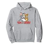 Tom and Jerry Best Buddies Logo Poster Pullover Hoodie
