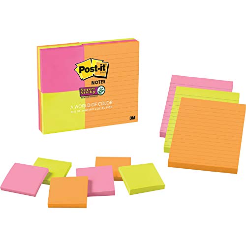 Rio de Janeiro Super Sticky Notes Idéales pour le Télétravail et l'Organisation des Projets
