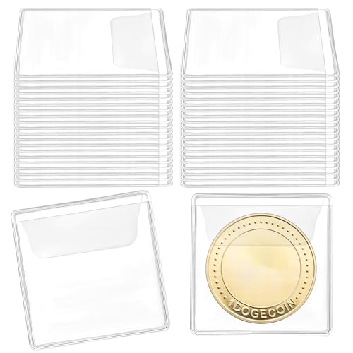 Fundas plásticas para monedas pack 75 piezas miniatura 1