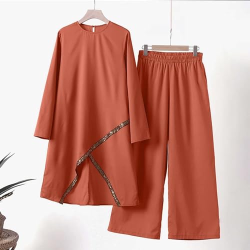uhnmki Stylish Women's Trousers Suit Casual Set Featuring Trendy Hoodie and Comfortable Long Pants Ideal for Relaxed3
