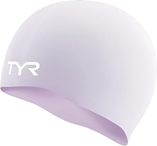 TYR - Gorro de natación de Silicona sin Arrugas para Adultos