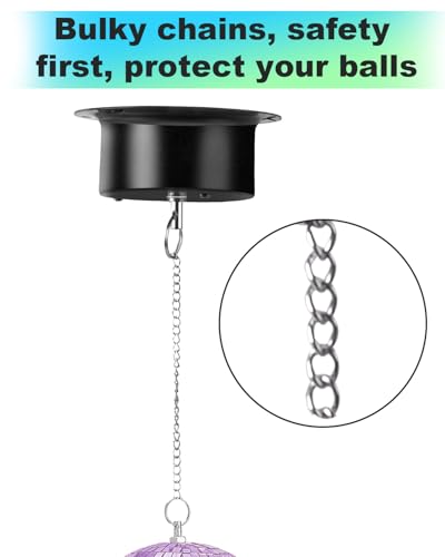 Image of Mirror Ball Motor, Palujorty 1 RPM Heavy Duty Low Mirror Ball Motor for 4''- 16'' Disco Balls (No Lights)