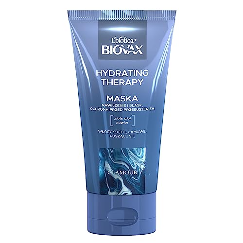 L`biotica Biovax Glamour Hydrating Therapy hair mask 150 ml, Natural, 150 ml (Pack of 1)