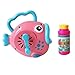 Produktbild loudi Kinderhandbuch Kleine Fischhandblasenmaschine Im Freien Blasenblasen Handgekurbelter Rosa Fisch