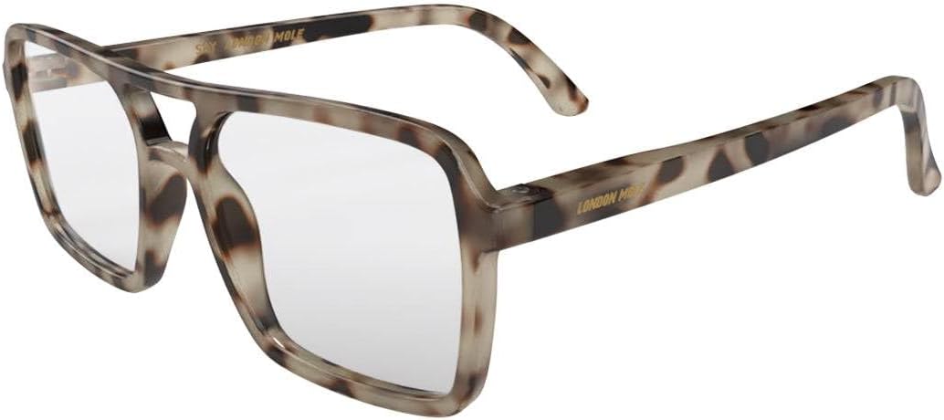 LONDON MOLE® Spy reading glasses | Cool square shaped pilot style readers | Men’s Women’s Unisex | Spring hinges - Image 5