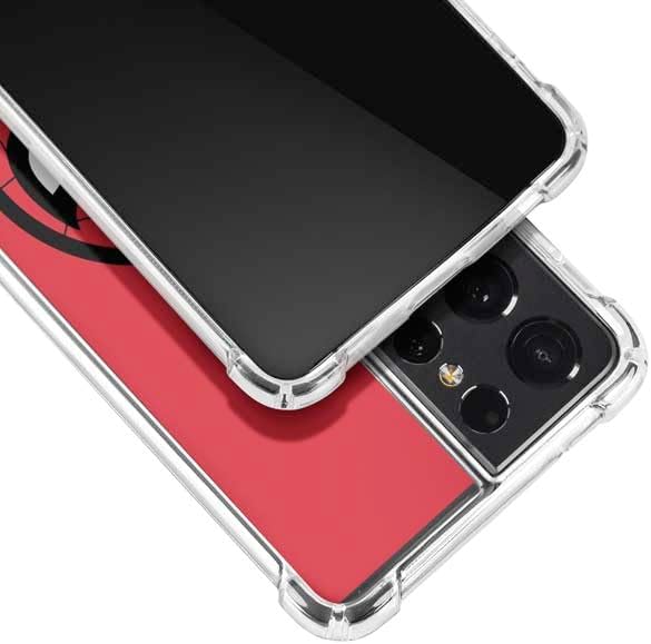 Skinit Clear Phone Case Compatible with Galaxy S21 Ultra 5G - Officially Licensed Marvel Spiderman Spiderman Emblem Design