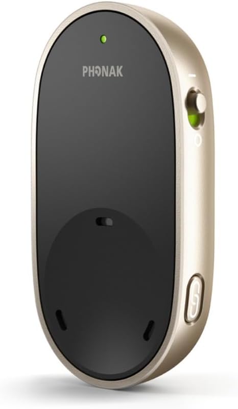 Phonak Partner Mic - Compatible with Phonak Marvel, Paradise, Lumity, Life and Infinio, and Unitron Smile, Vinante, Blu & Discover Next (DX) Hearing Aids