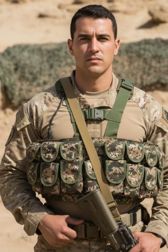 Image of Azad tactical vest for ary with stuff oragnizer and poches