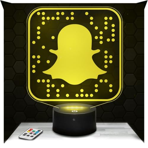 Lampephoto.fr - Lampe 3D Snap chat, Veilleuse Tactile...