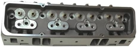 PM120A - SBC Small Block Chevy Angle Plug Aluminum Cylinder Heads 64cc