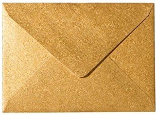 100 Visitenkarten-Umschläge Mini Schwarz – 6x9 Cm, Feuchtklebend, 120 G/m²