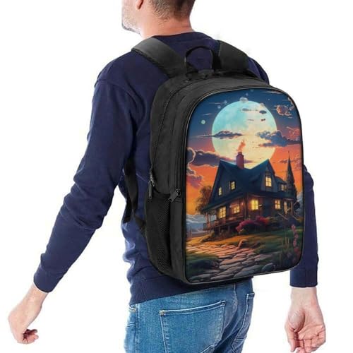 Mochila para niños con capa plegable impermeable y protector de pecho 3D A Cozy Cottage 5
