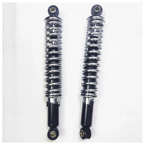 Amortisseur arrière 340mm pour moto Kawasaki avec ressort chrome 8mm en paire