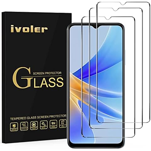 ivoler Film Protection Écran Verre Trempé Oppo A17 Cover