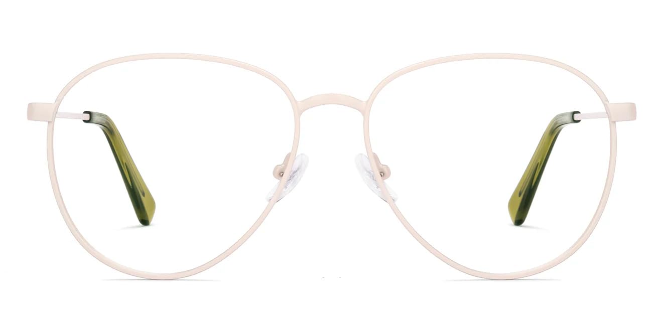 LENSKART BLU | Zero Power Blue Cut Computer Glasses | Anti Glare, Lightweight & Blocks Harmful Rays | UV Protection Specs | White | Men & Women | Large | LB E17497 (B0DDYHD8J4) Amazon Price History, Amazon Price Tracker