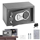 Caja Fuerte De Seguridad Electrónica Apertura De Acero Con Digital Y 2 Llaves Para Hogar Oficina Hotel-Mediana 31 x 20 x...