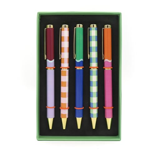 Juego de 5 bolígrafos mixtos Robert Frederick Saje para inspirar tus notas diarias 4