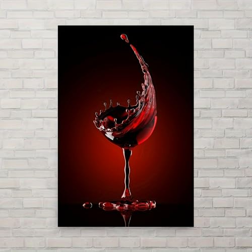Affiche artistique abstraite sur toile moderne grand format 70 x 90 cm