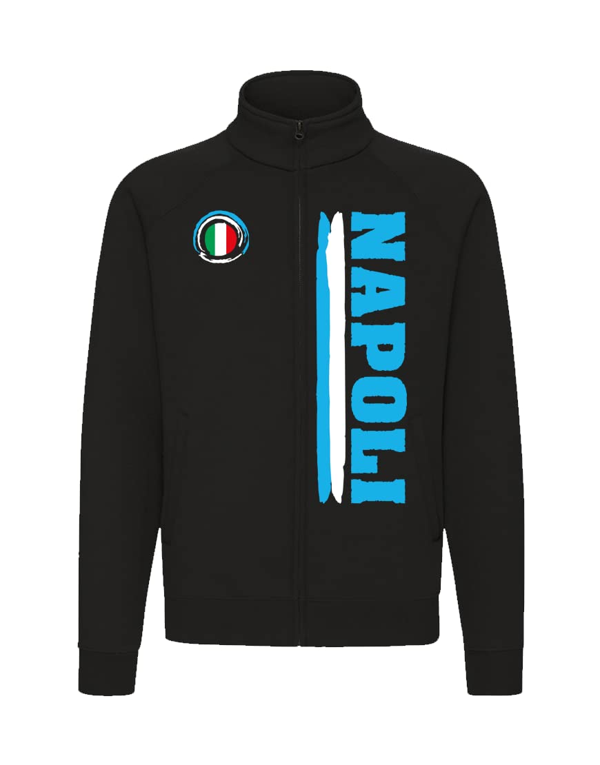 Veste Naples Full Zip Sweat Sport Football Ultras Tailles S XXL