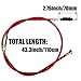 LIYYDS 110CM Clutch Cable Compatible with 50cc-70cc 90cc 110cc 125cc Engines Apollo 125 XR80 XR100 CRF70 CRF80 CRF100 Yamaha Kawasaki Suzuki Pit Dirt Motor Bike KLX XR CRF SSR SDG