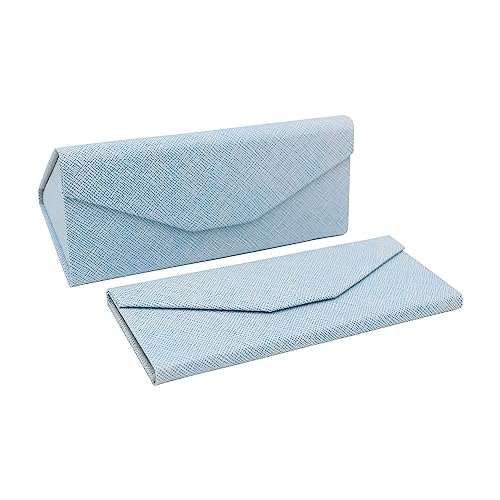 Image of Real Sic Glasses Case for Men and Women - Magnetic Folding Hard Shell Sunglass Holder - Inspired by Solid Color