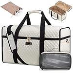 LOVEVOOK Travel Duffle Bag - Weekender & Overnight Bag with Toiletry & Wet Pocket, Carry-On Size, 3pc Set