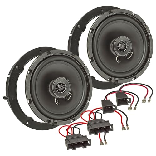 tomzz Audio 4049-000 Kit de instalación de Altavoces Compatible con Seat Altea MII Ateca Toledo Ibiza Sistema coaxial de 165mm TA16.5-Pro