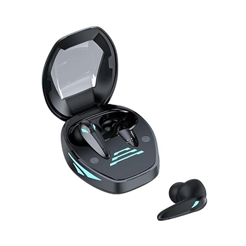 Wireless Earbuds, Wireless Bluetooth 5.3 Headphones 9D HiFi Stereo Headphones Noise Cancellation in-Ear Built-in Mic with Charging Case, E-sports Earphones Compatible with iPhone/Android/IOS