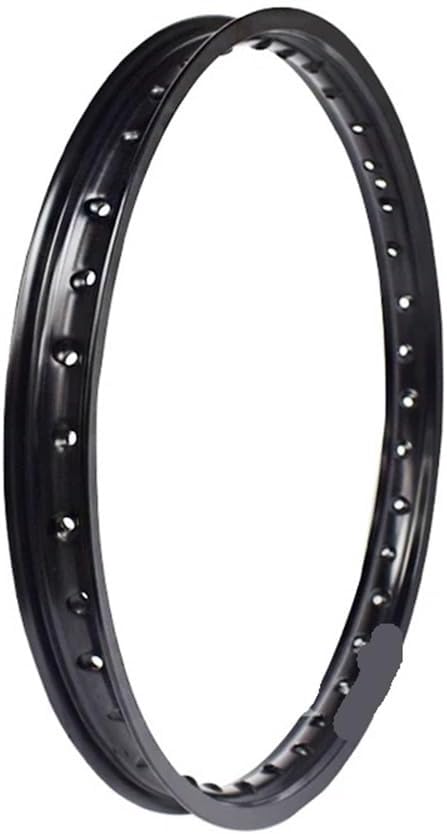 Aluminum 7075 Motorcycle Wheel Rim Black Circle Compatible With Off-Road Bikes 1.60x21 2.15x18 2.15x19 36 32 Hole(2.15-19 36 HOLES)