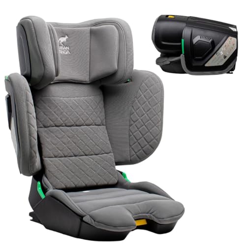 Urban Kanga Wallaroo 2.0 Silla De Coche De Viaje Portátil Y Plegable Asiento Elevador Isofix I-Size 100-150cm Gris Acolchado Urban Kanga Wallaroo 2.0 Silla De Coche De Viaje Portátil Y Plegable Asiento Elevador Isofix I-Size 100-150cm Gris Acolchado