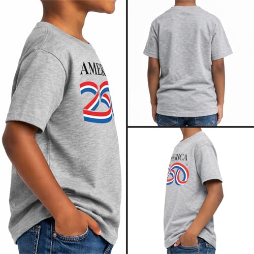 Image of 250 Anniversary USA Shirt, America250 Official Classic Logo Kids 250th Anniversary Shirt, 4th of July Merchandise